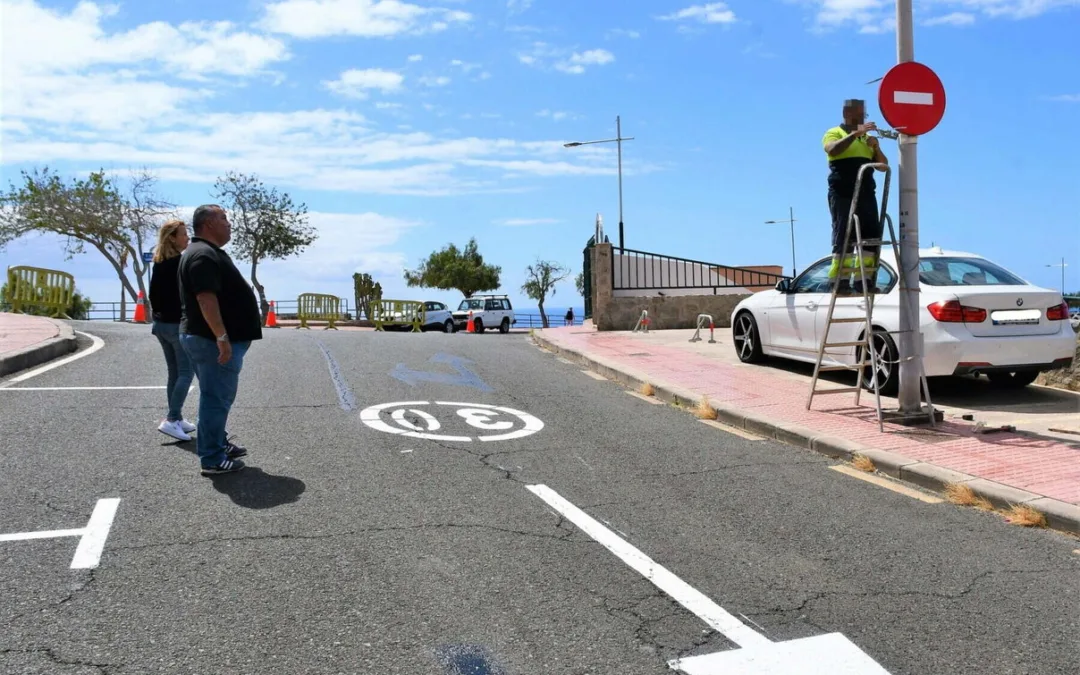 Mogán town hall change traffic priorities on three Puerto Rico streets above Amadores