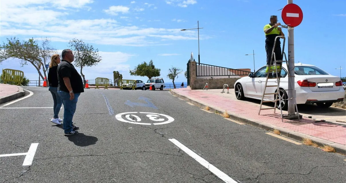 Mogán town hall change traffic priorities on three Puerto Rico streets above Amadores