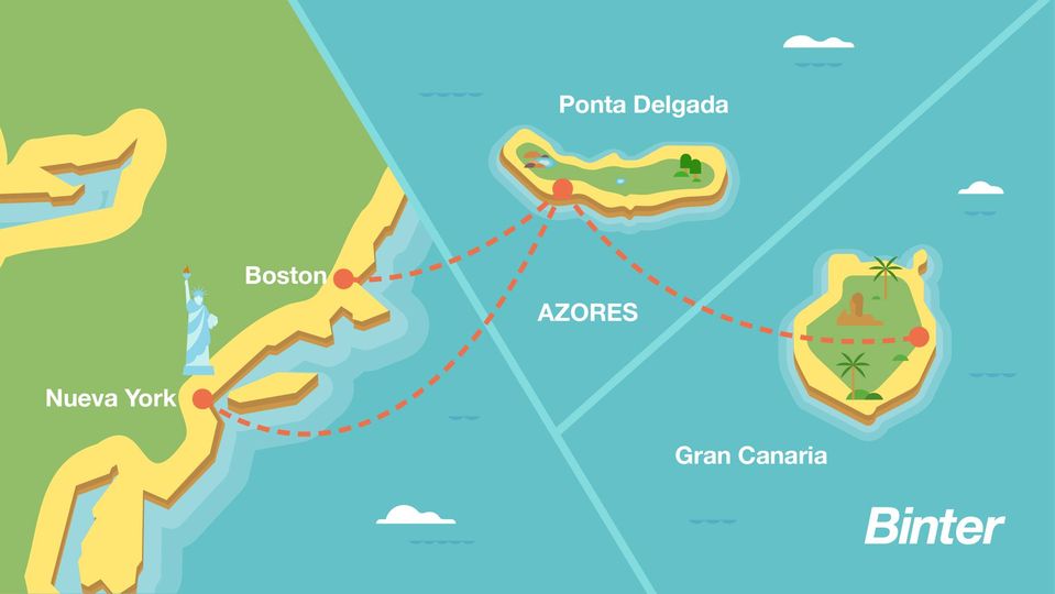 Canary Islands airline #Binter will connect Gran Canaria with #Boston and #NewYork