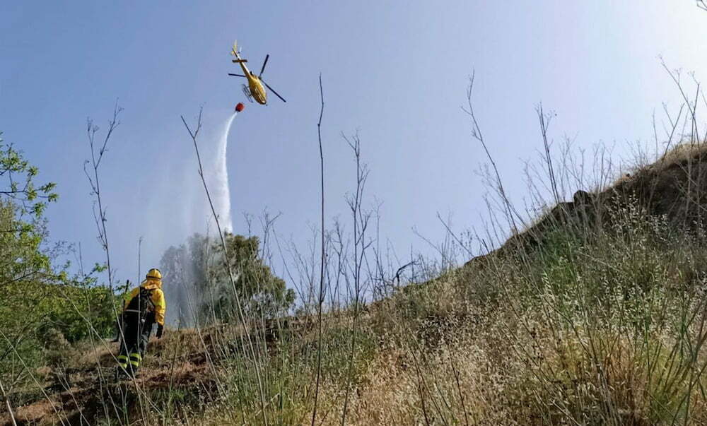 Gran Canaria suffers two small fires in two days as the first summer heatwaves approach