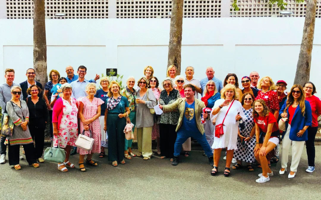 The British of Las Palmas plant a tree for the Jubilee and celebrate longevity of friendships old and new