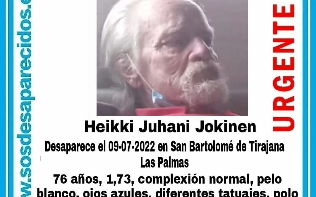 Missing 76 year old found dead near his home on the south of Gran Canaria