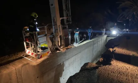 Police investigate dead body found in the Los Frailes ravine, between Tauro and Taurito, in municipality of Mogán