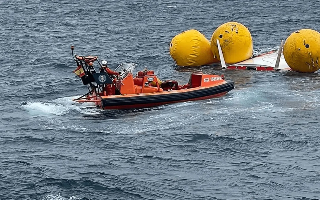 Sailor rescued thanks to the Maspalomas satellite receiving space station COSPAS-SARSAT search program response