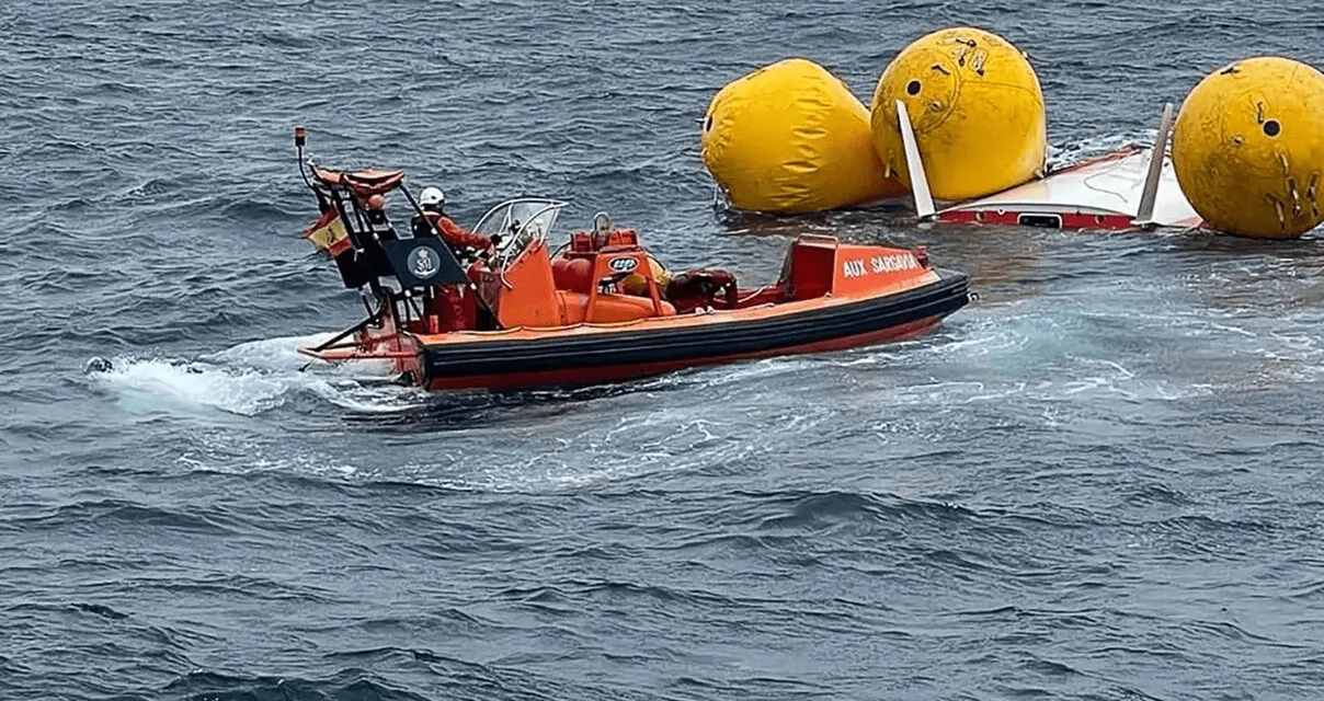 Sailor rescued thanks to the Maspalomas satellite receiving space station COSPAS-SARSAT search program response