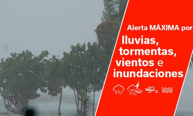Maximum Alerts declared for heavy downpours and possible storm weather bringing strong winds and flooding