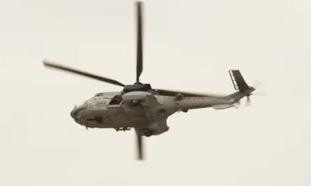 Spanish Air & Space Force Super Puma Strikes Rocks At Night on Gran Canaria