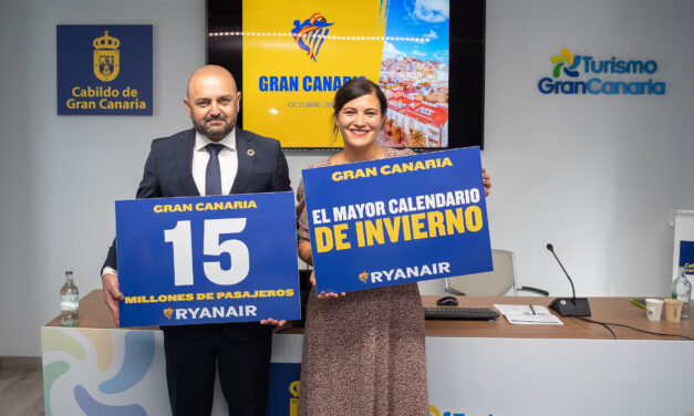 Ryanair launches its largest winter schedule for 23/24 to Gran Canaria Airport