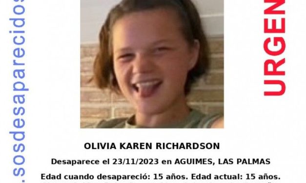 15 year old Olivia Missing on Gran Canaria for more than 14 days