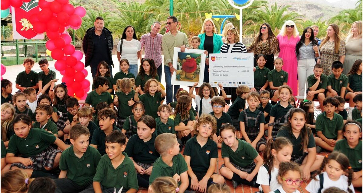 Gran Canaria’s Famous Canterbury School Maspalomas raise thousands for Pequeño Valiente kids with cancer