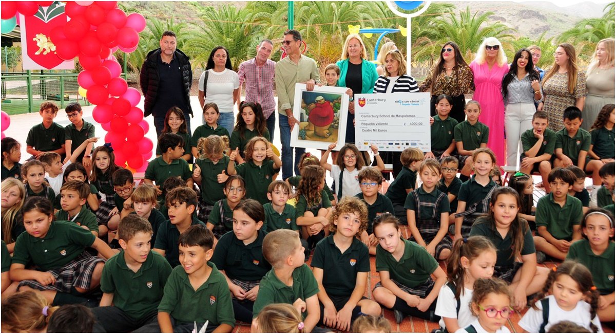 Gran Canaria’s Famous Canterbury School Maspalomas raise thousands for Pequeño Valiente kids with cancer