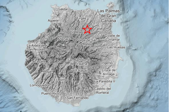 Minor Earthquake Detected in Teror, Gran Canaria