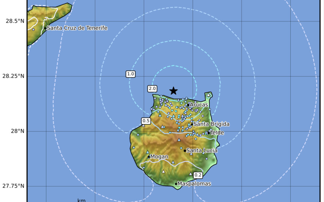 Gran Canaria Hit by A 3.8-Magnitude Tremor, One of The Largest in 60 Years
