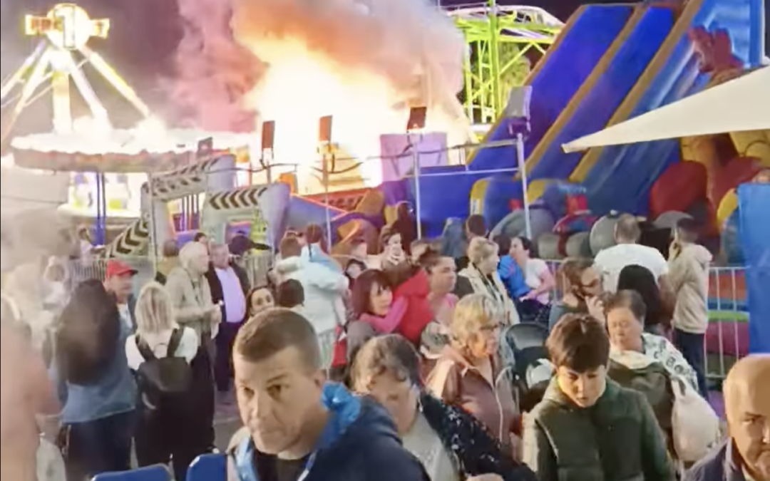Sudden Fire at Fun Fair in Arguineguín Sparks Safety Concerns