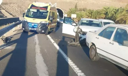 Multiple-vehicle collision on GC-1 causes long delays and one minor injury